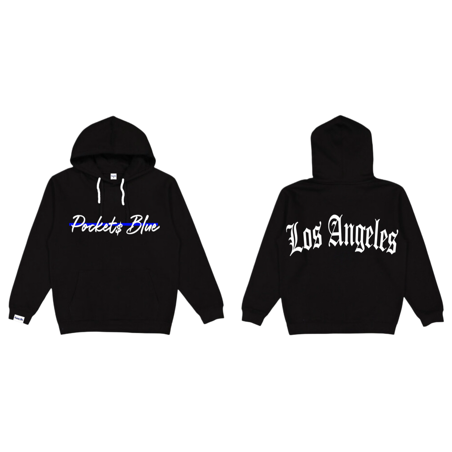 POCKET$ BLUE HOODIE