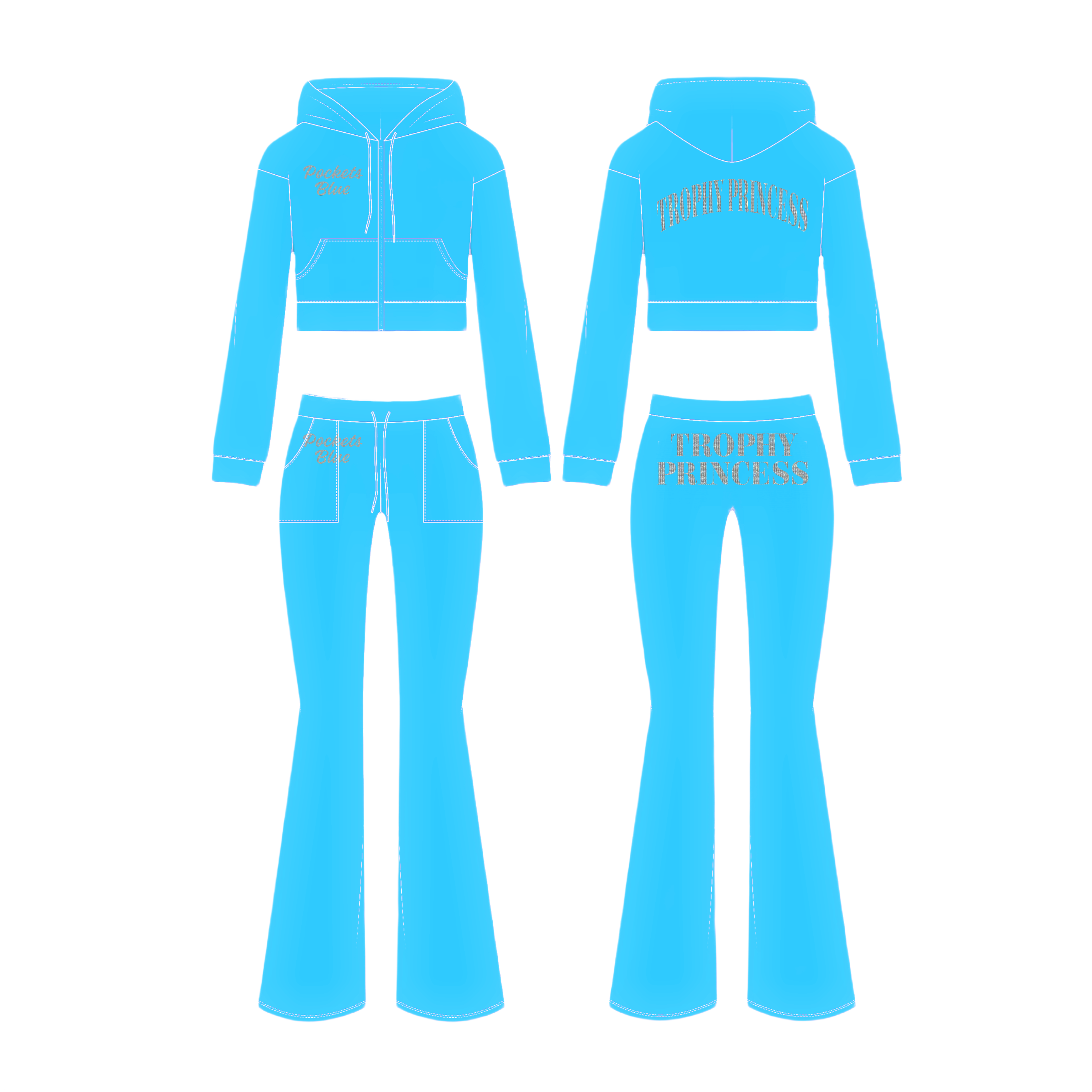 TROPHY PRINCESS TRACKSUITS