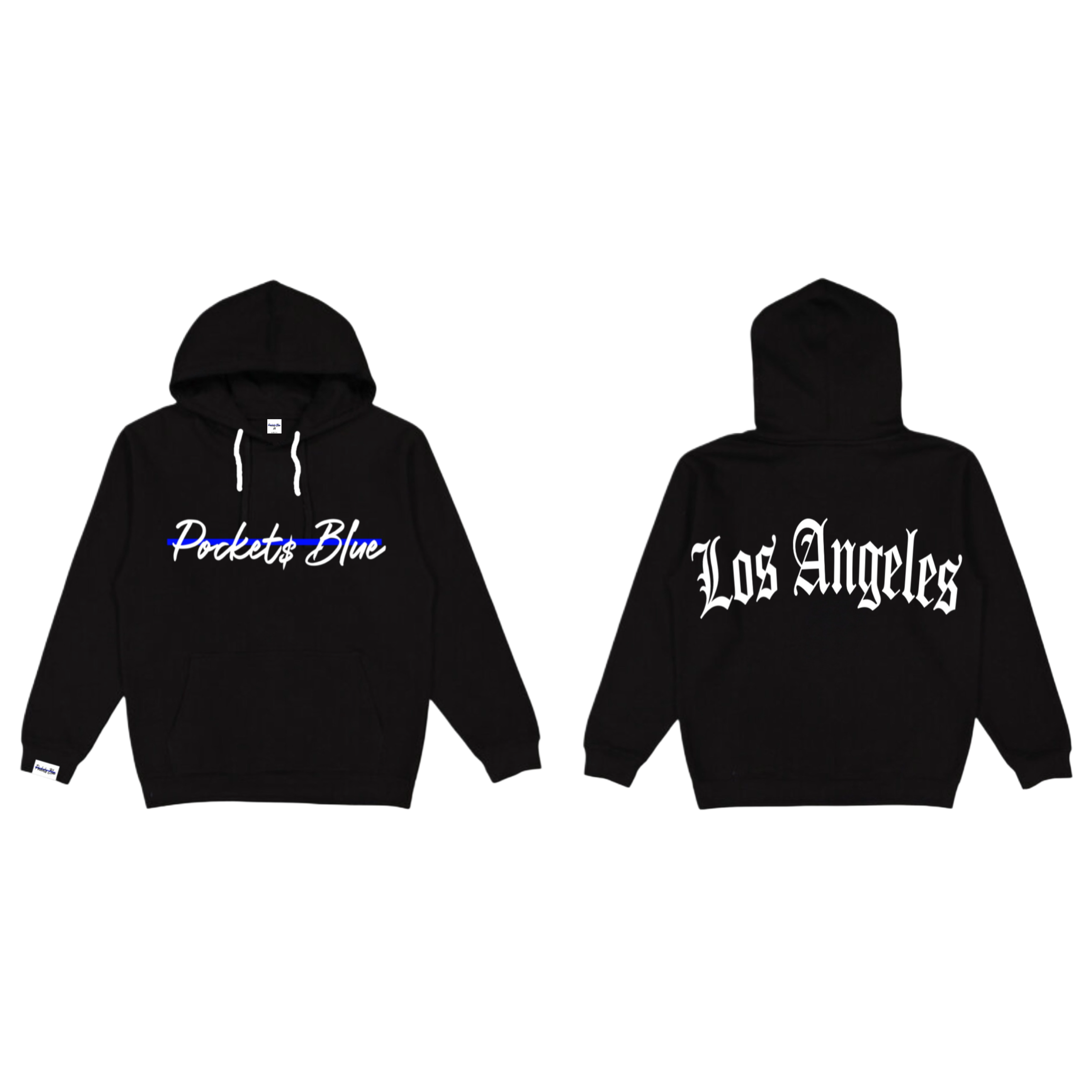 POCKET$ BLUE HOODIE