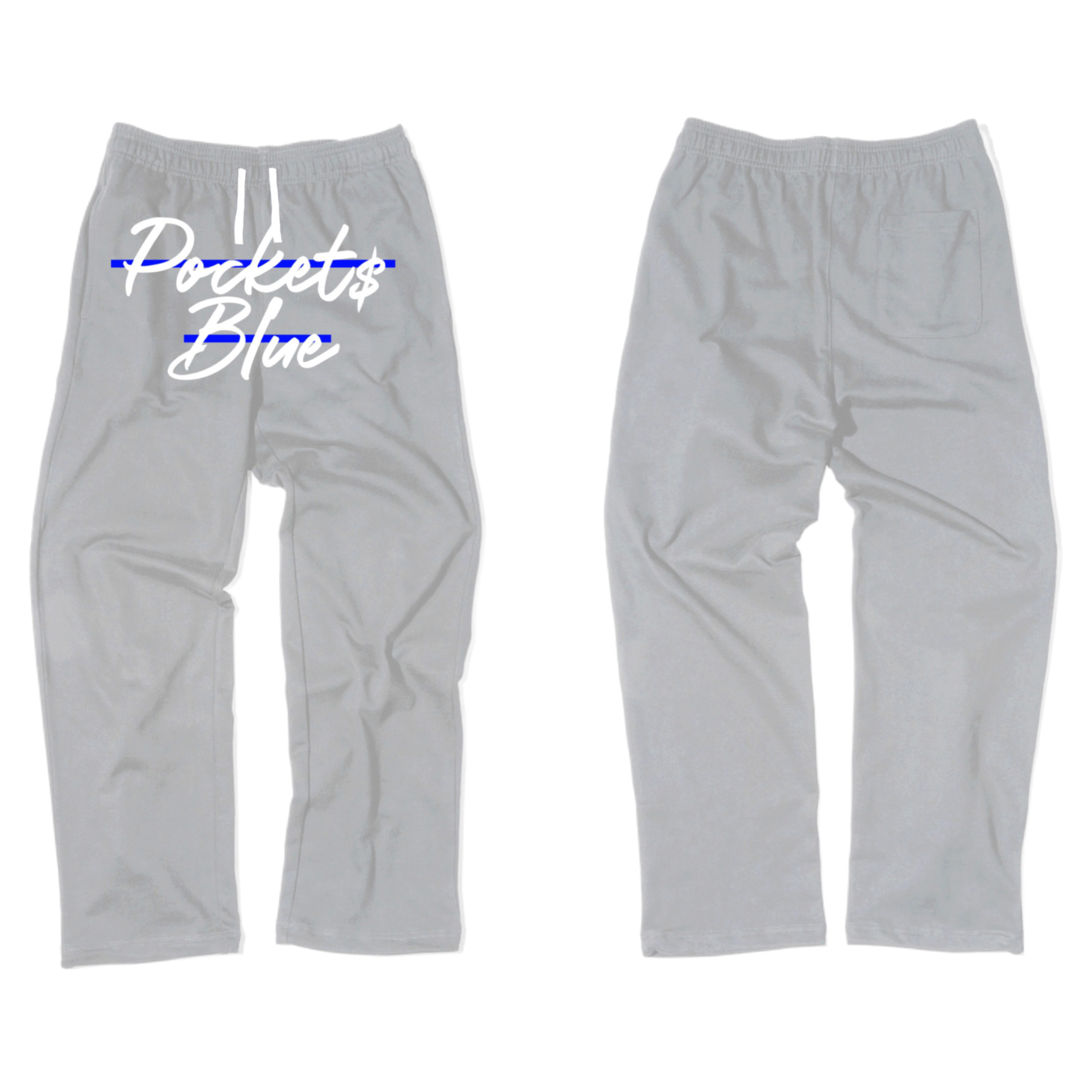POCKET$ BLUE SWEAT PANTS