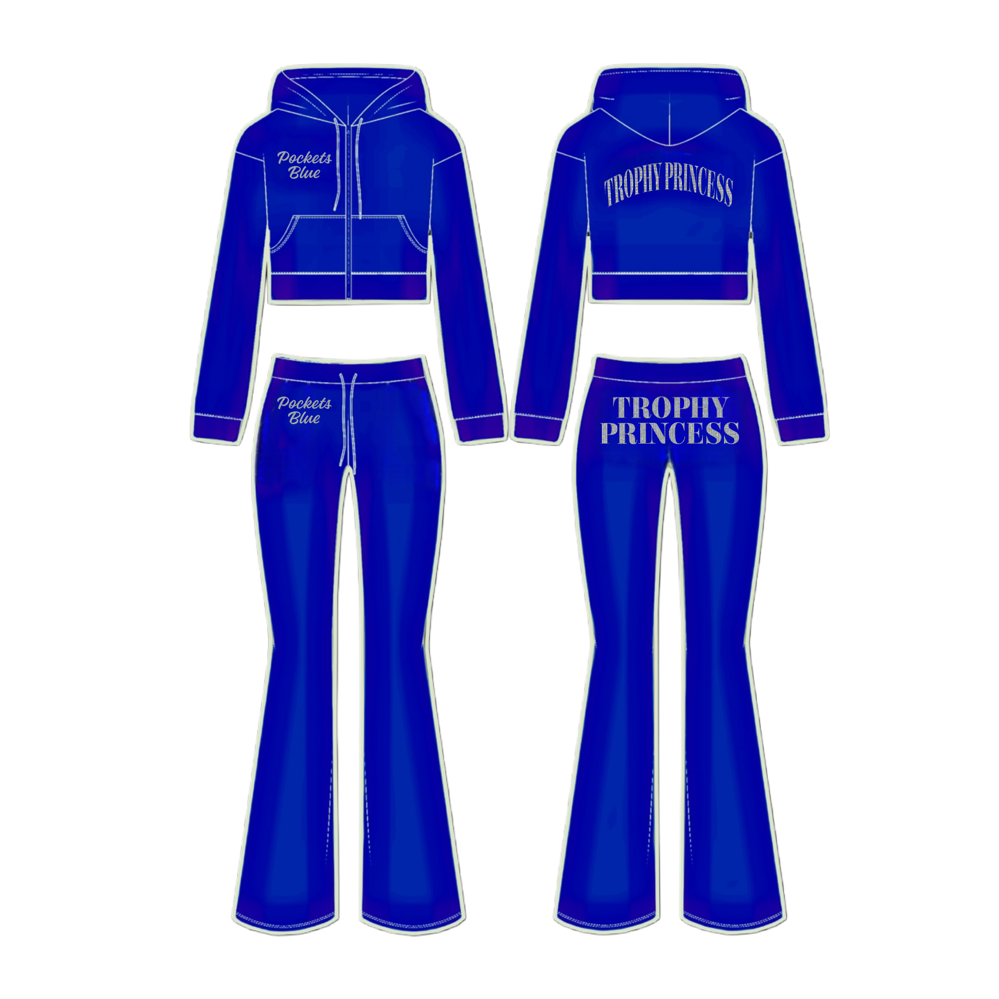 TROPHY PRINCESS TRACKSUITS