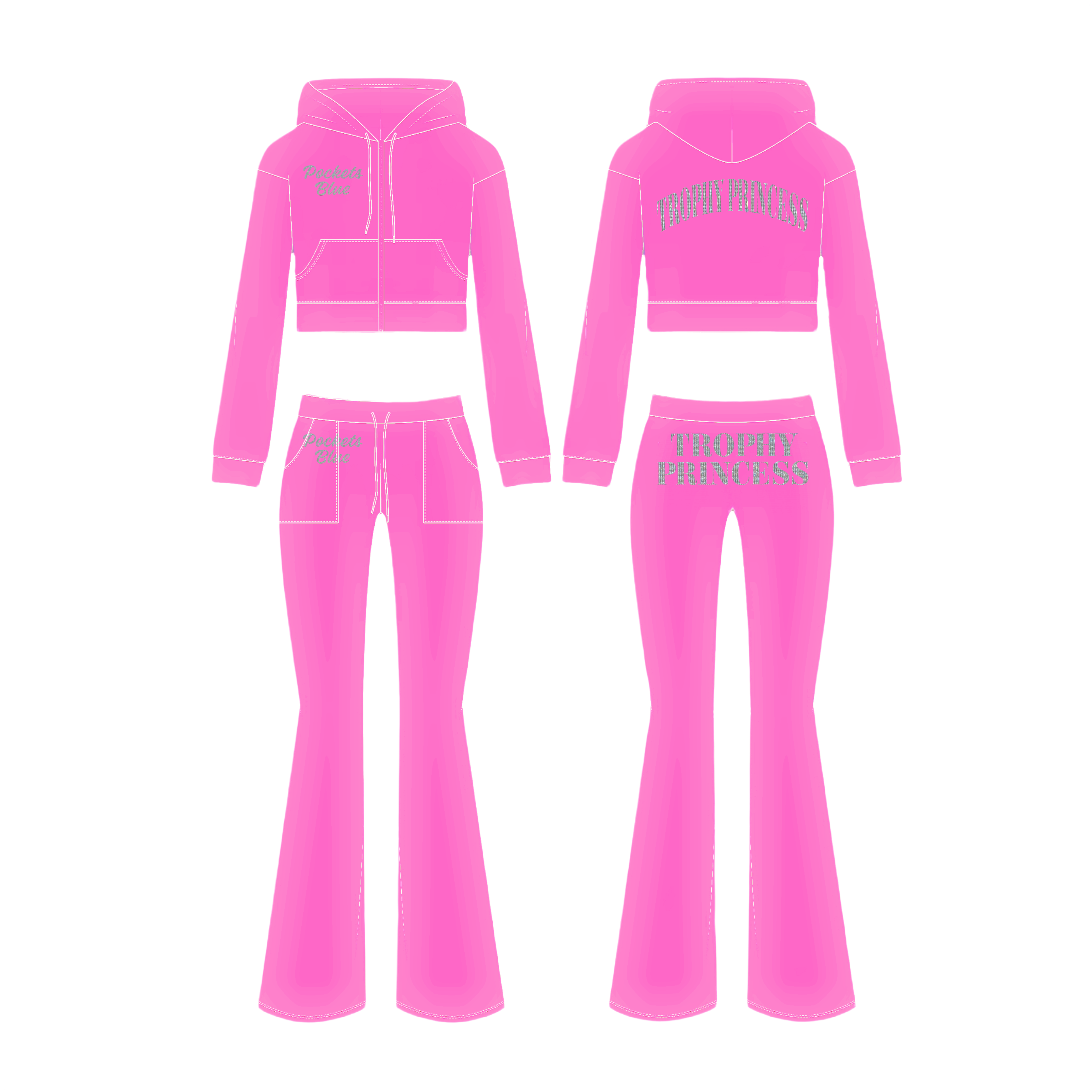 TROPHY PRINCESS TRACKSUITS